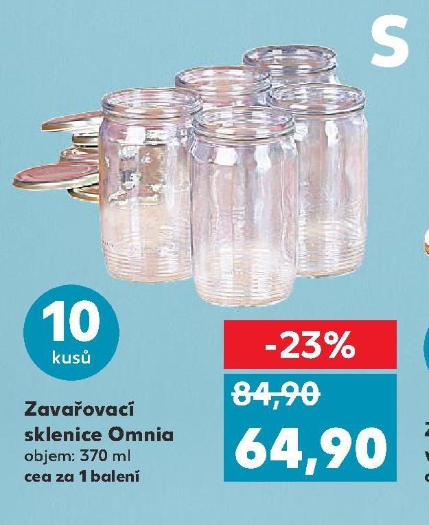 Zavařovací sklenice Omnia 370 ml
