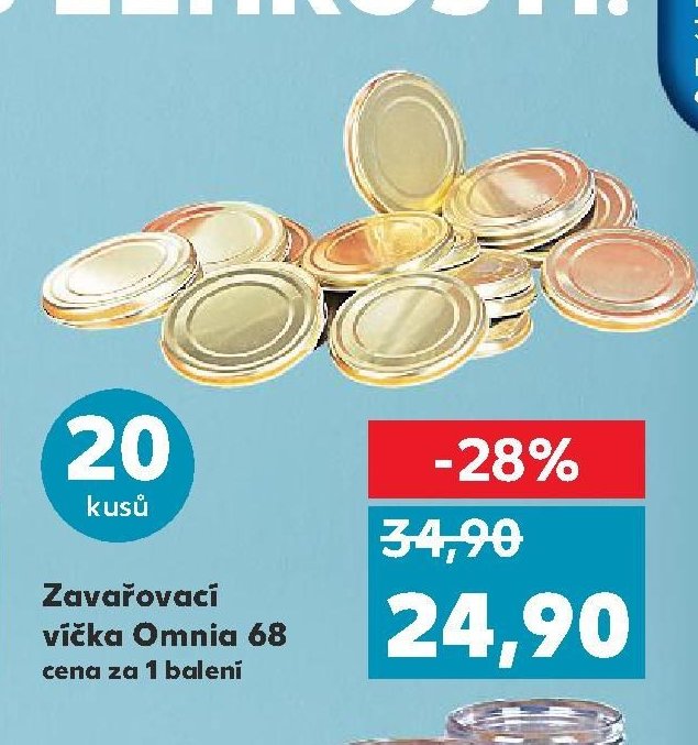 Zavařovací víčka Omnia 68