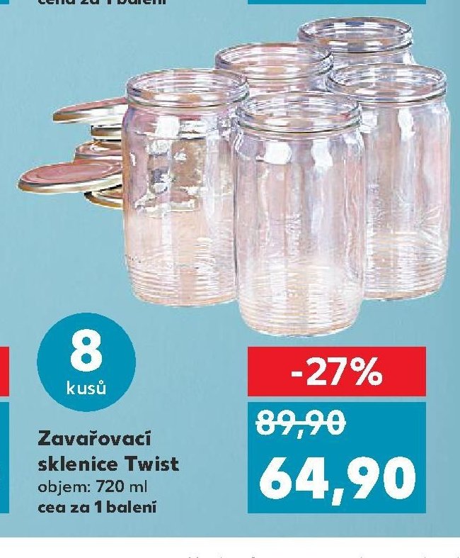 Zavařovací sklenice Twist 720 ml