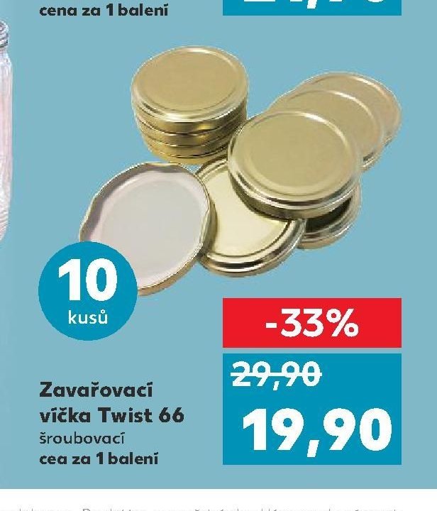 Zavařovací víčka Twist 66