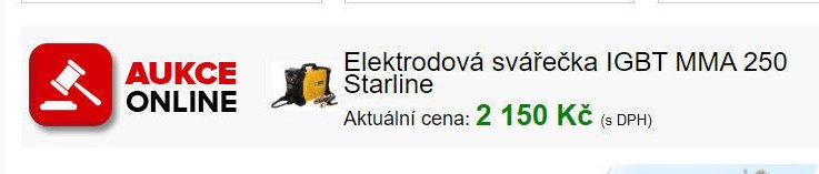 Elektrodová svářečka IGBT MMA 250 Starline