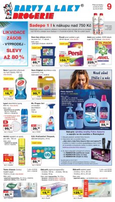 aktuální leták Barvy a laky drogerie 6.7.2021-25.7.2021