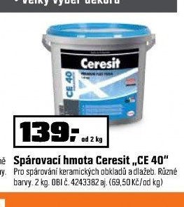 Spárovací hmota Ceresit „CE 40“