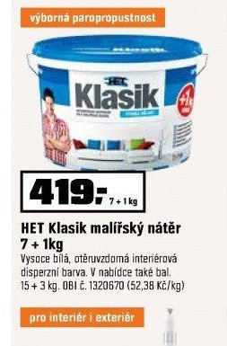 HET Klasik malířský nátěr 7 + 1 kg