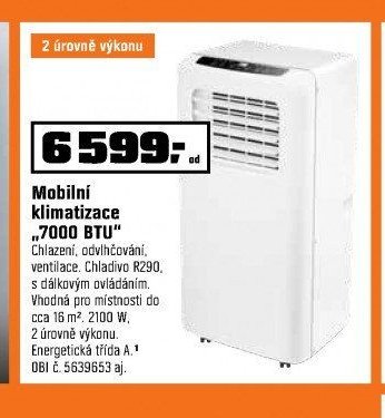Mobilní klimatizace 7000 BTU