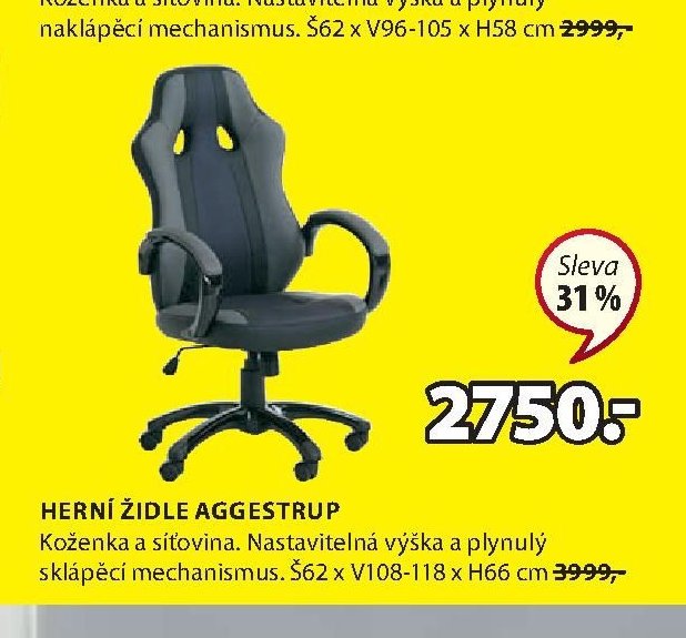 HERNÍ ŽIDLE AGGESTRUP
