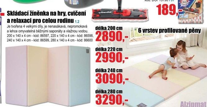 Skládací žíněnka na hry, cvičení a relaxaci - EVA.cz aktualniletaky.eu