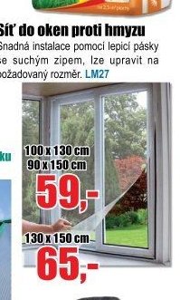 Síť do oken proti hmyzu 100 x 130 cm - EVA.cz aktualniletaky.eu
