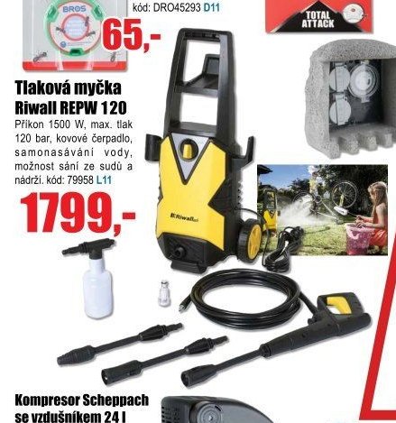Tlaková myčka Riwall REPW 120 - EVA.cz aktualniletaky.eu