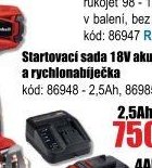 Startovací sada 18V akumulátor 2,5Ah - EVA.cz aktualniletaky.eu