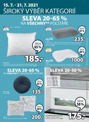 aktuální leták Jysk 15.7.2021-28.7.2021