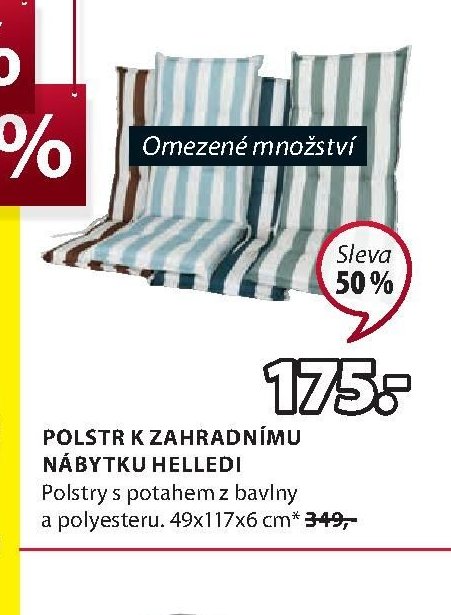 POLSTR K ZAHRADNÍMU NÁBYTKU HELLEDI