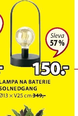 LAMPA NA BATERIE SOLNEDGANG