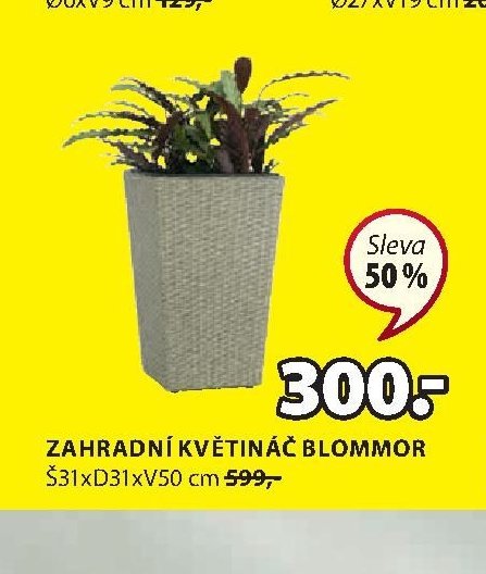ZAHRADNÍ KVĚTINÁČ BLOMMOR