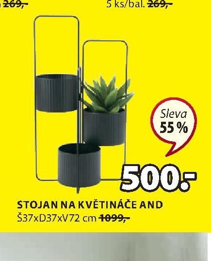 STOJAN NA KVĚTINÁČE AND