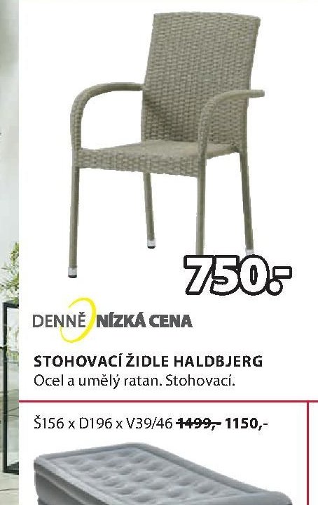 STOHOVACÍ ŽIDLE HALDBJERG