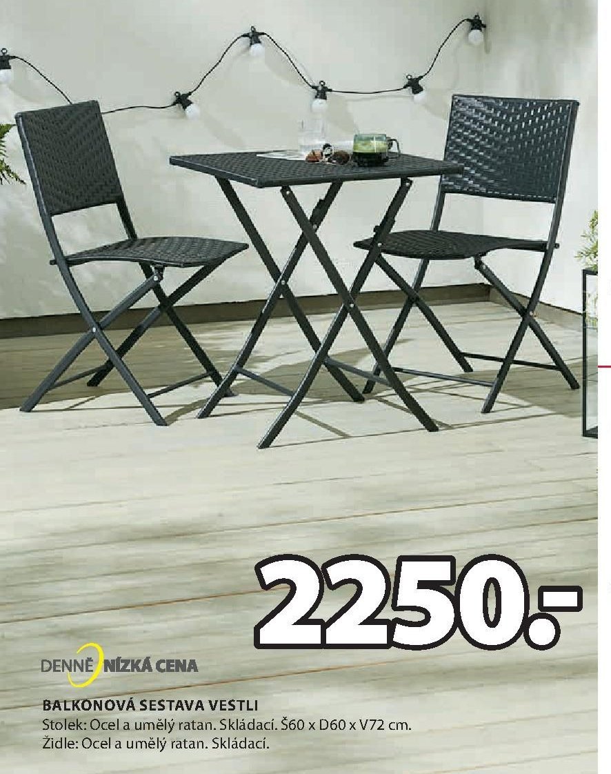BALKÓNOVÁ SESTAVA VESTLI