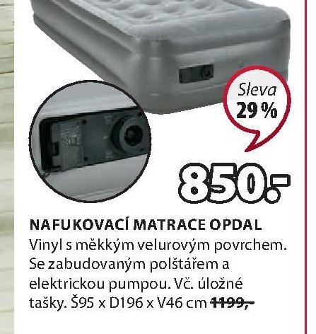 NAFUKOVACÍ MATRACE OPDAL