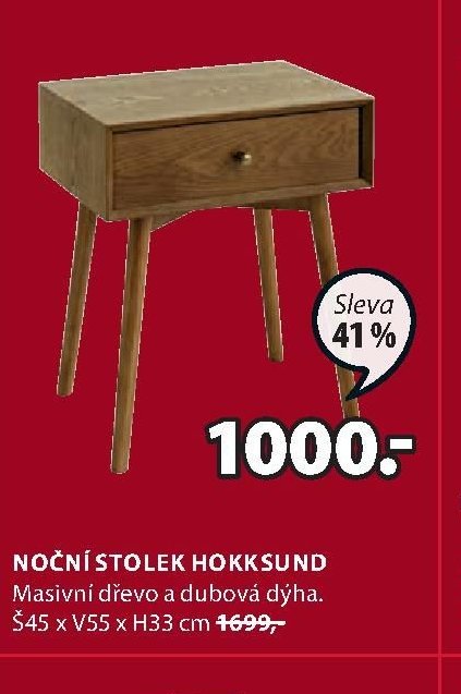 NOČNÍ STOLEK HOKKSUND