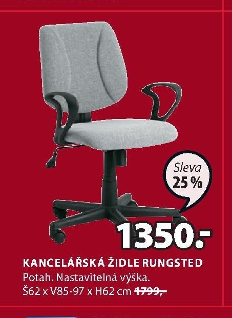 KANCELÁŘSKÁ ŽIDLE RUNGSTED