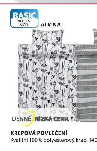 Krepová povlečení Alvina