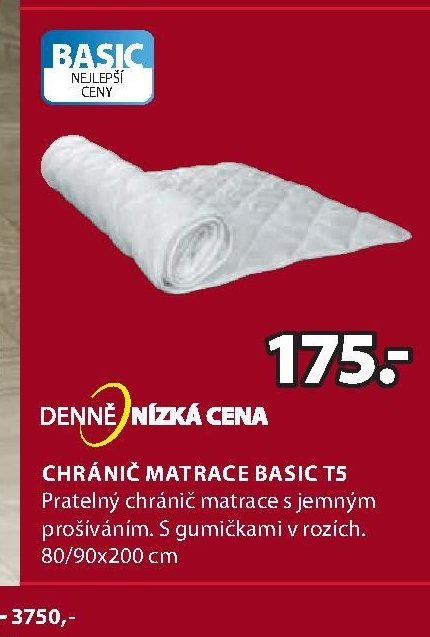 CHRÁNIČ MATRACE BASIC T5
