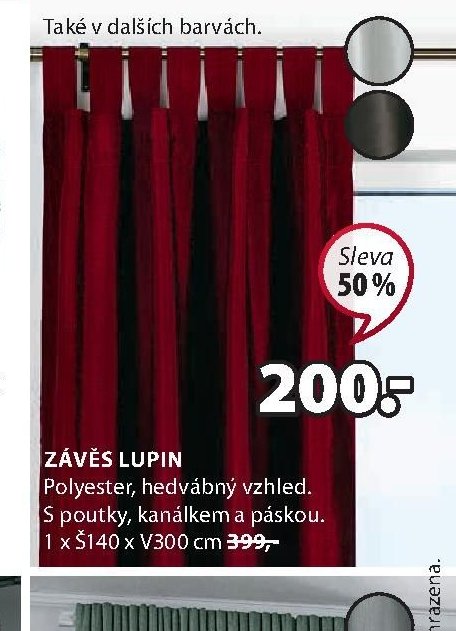 Závěs Lupin