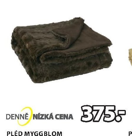 Pléd MYGGBLOM - Jysk aktualniletaky.eu