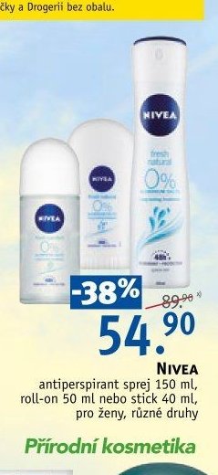 Nivea antiperspirant / roll-on