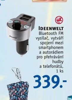 IDEENWELT Bluetooth FM vysílač