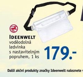 IDEENWELT voděodolná ledvinka s nastavitelným popruhem, 1 ks