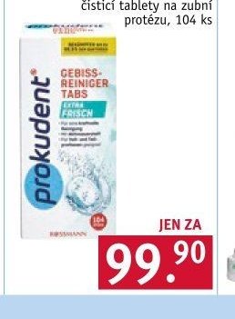 PROKUDENT čistící tablety na zubní protézu 104 ks