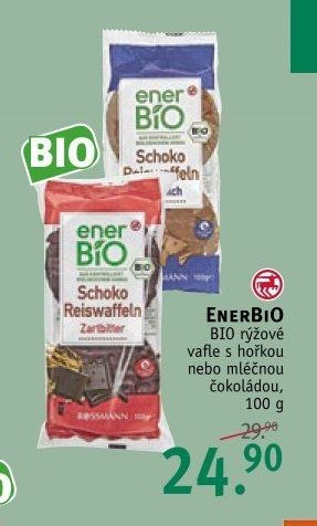 enerBIO Schoko Reiswaffeln