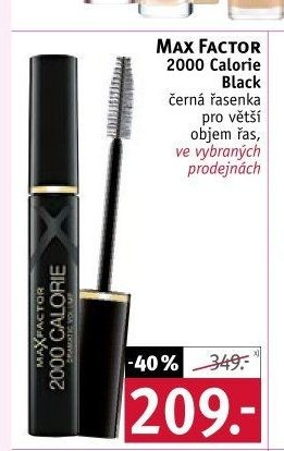 Max Factor 2000 Calorie Black
