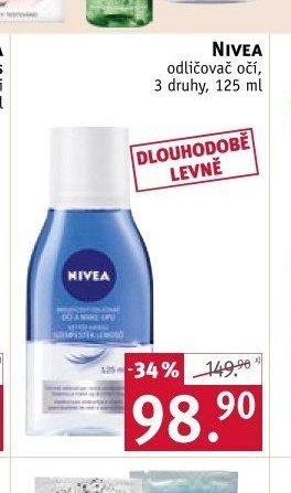 Nivea odličovač očí