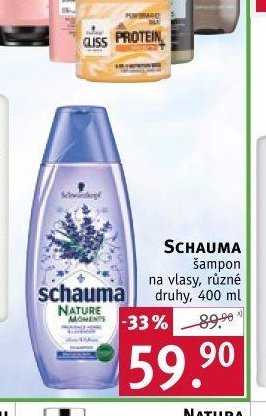 Schauma šampon na vlasy, různé druhy, 400 ml