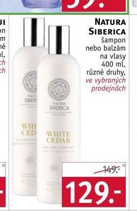 Natura Siberica šampon nebo balzám na vlasy 400 ml, různé druhy