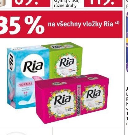 RIA vložky