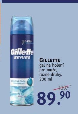 Gillette Series gel na holení