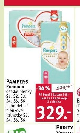 Pampers Premium dětské plenky