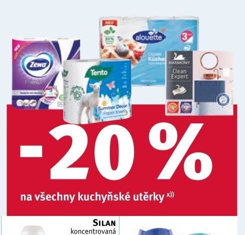Kuhyňské utěrky (Zewa, Tento, Alouette)