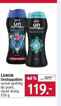 Lenor Unstoppables vonné perličky do praní, různé druhy, 210 g
