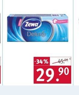 Zewa Deluxe papírové kapesníky, 2 druhy, 3vrstvé, 10x 10 ks