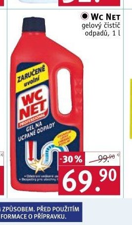 Wc NET gelový čistič