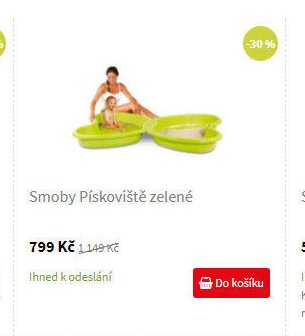 Smoby Pískoviště zelené - Pompo aktualniletaky.eu