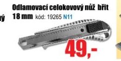 Odlamovací celokovový nůž břit 18 mm - EVA.cz aktualniletaky.eu
