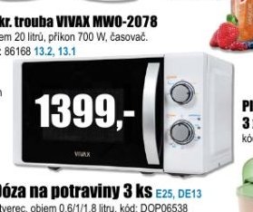Mikr. trouba VIVAX MWO-2078 - EVA.cz aktualniletaky.eu