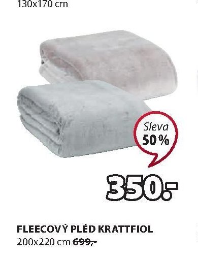 FLEECOVÝ PLÉD KRATTFIOL