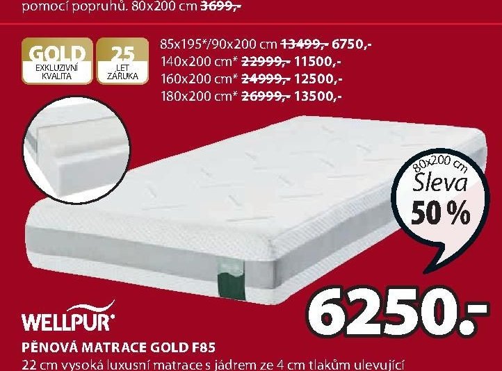 Matrace GOLD