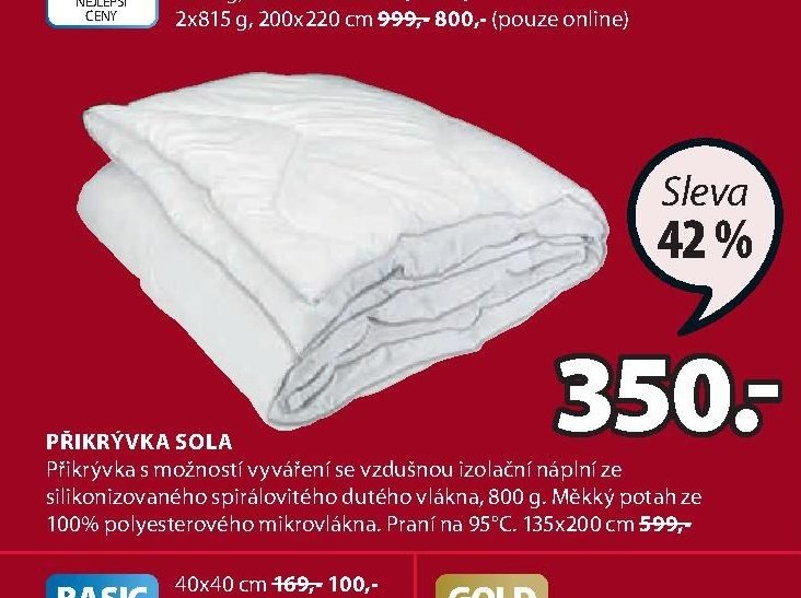 Přikrývka SOLA